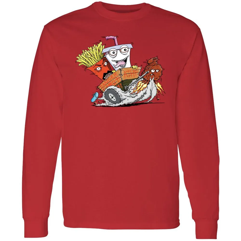 Long Sleeve T-Shirt - C977PTYD - Red - 14
