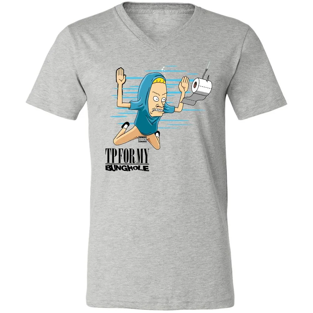 Unisex V-Neck T-Shirt - Q8L2NYLT - Athletic Heather - 7