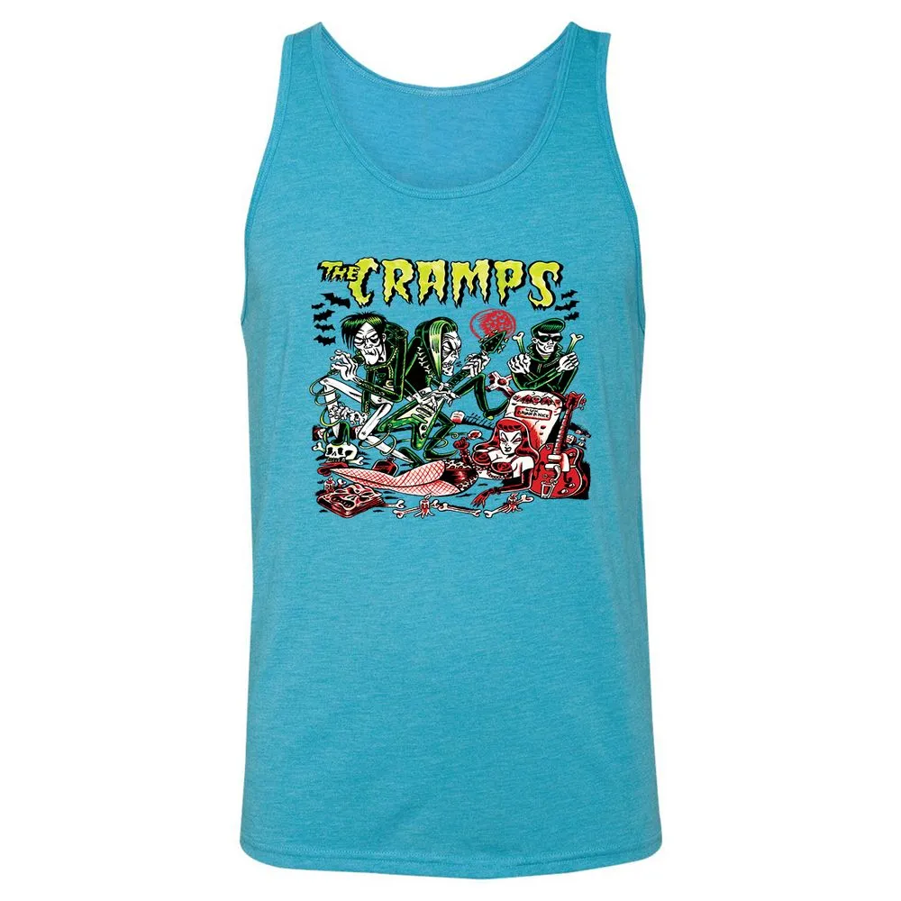 Unisex Jersey Tank - PAR9FXE6 - Aqua Triblend - 3