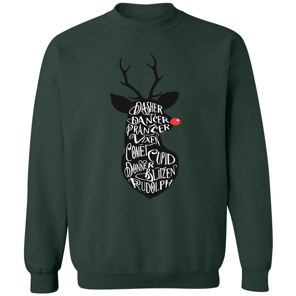 Classic Unisex Sweatshirt - X2XC777F - Forest Green - 4