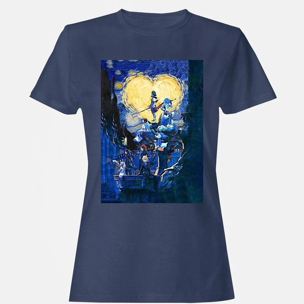 Women's T-Shirt - KF2GG6R9 - Navy - 10
