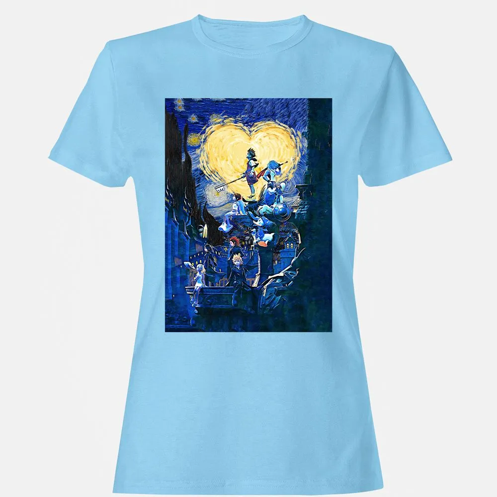 Women's T-Shirt - KF2GG6R9 - Light Blue - 8