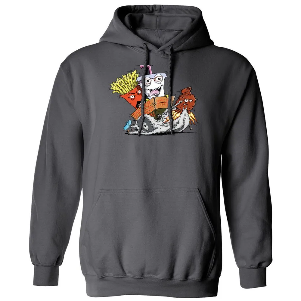 Classic Unisex Hoodie - UDCUZ7JG - Charcoal - 7