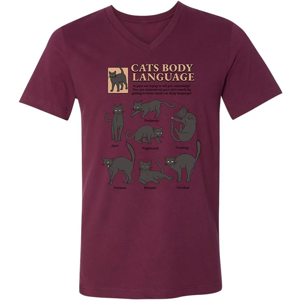 Unisex V-Neck T-Shirt - HB12YTB2 - Maroon - 6
