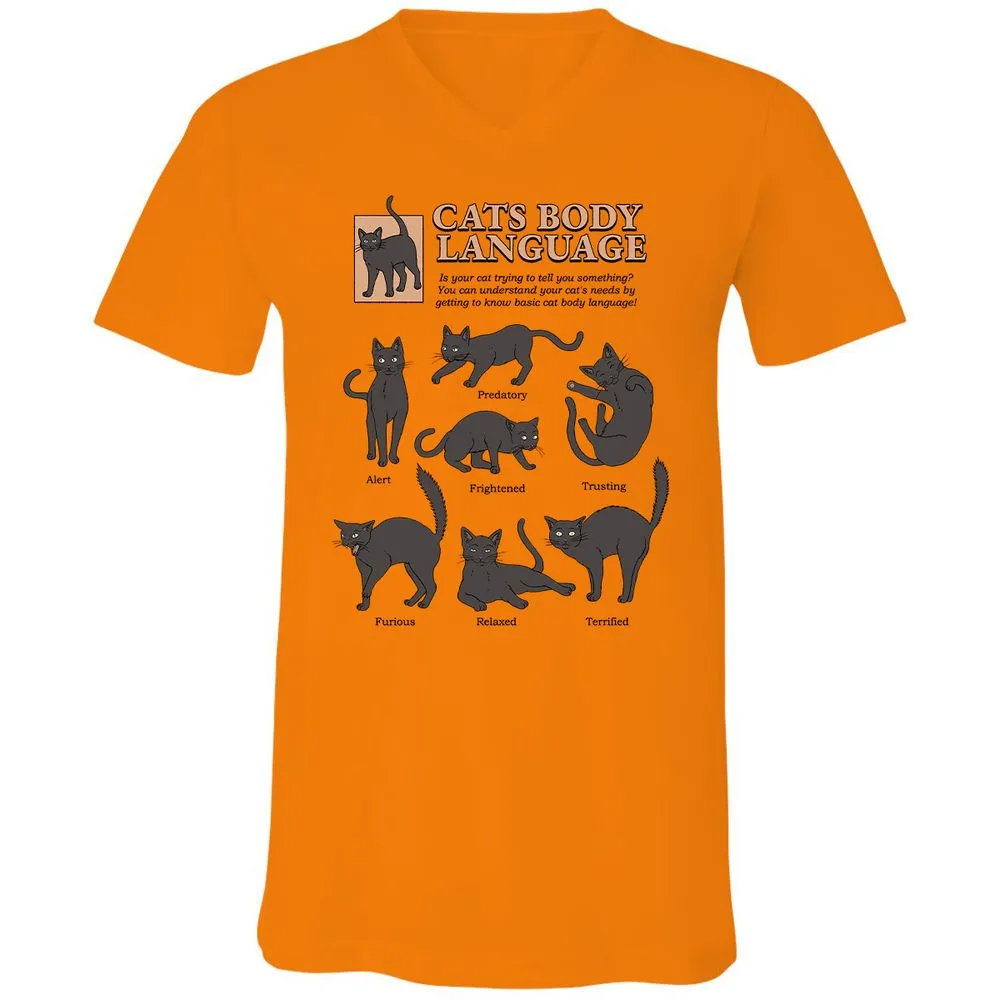 Unisex V-Neck T-Shirt - HB12YTB2 - Orange - 11