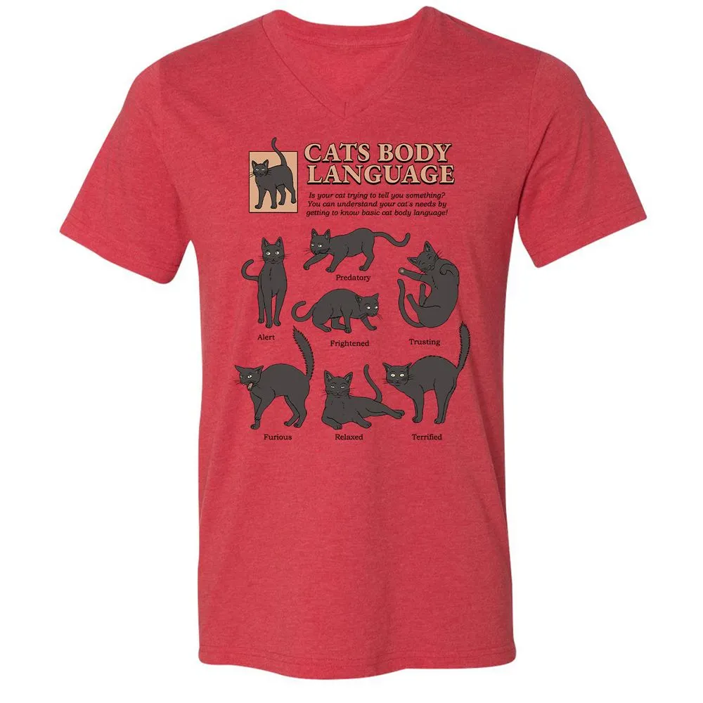 Unisex V-Neck T-Shirt - HB12YTB2 - Heather Red - 5