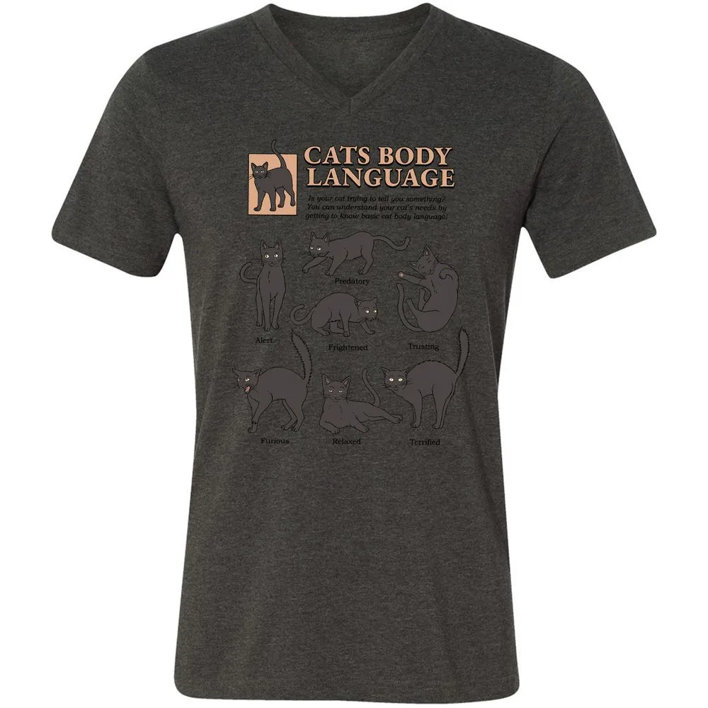 Unisex V-Neck T-Shirt - HB12YTB2 - Dark Grey Heather - 8