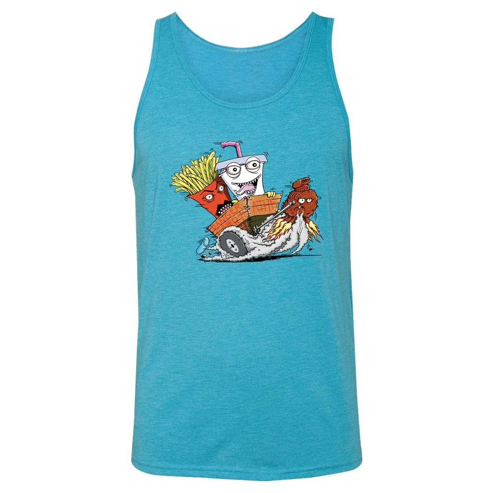 Unisex Jersey Tank - 7UY31SHX - Aqua Triblend - 3