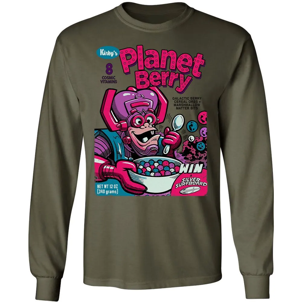 Long Sleeve T-Shirt - VHXQBANS - Military Green - 7