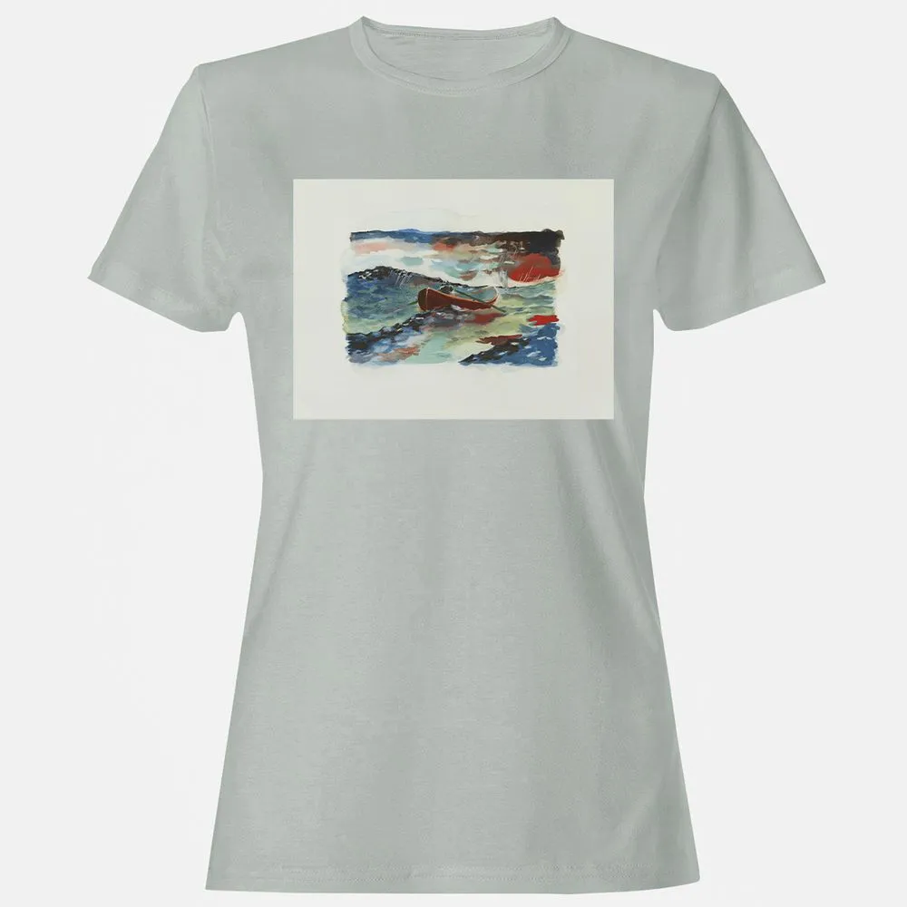Women's T-Shirt - BFU8N9RC - Ash - 2