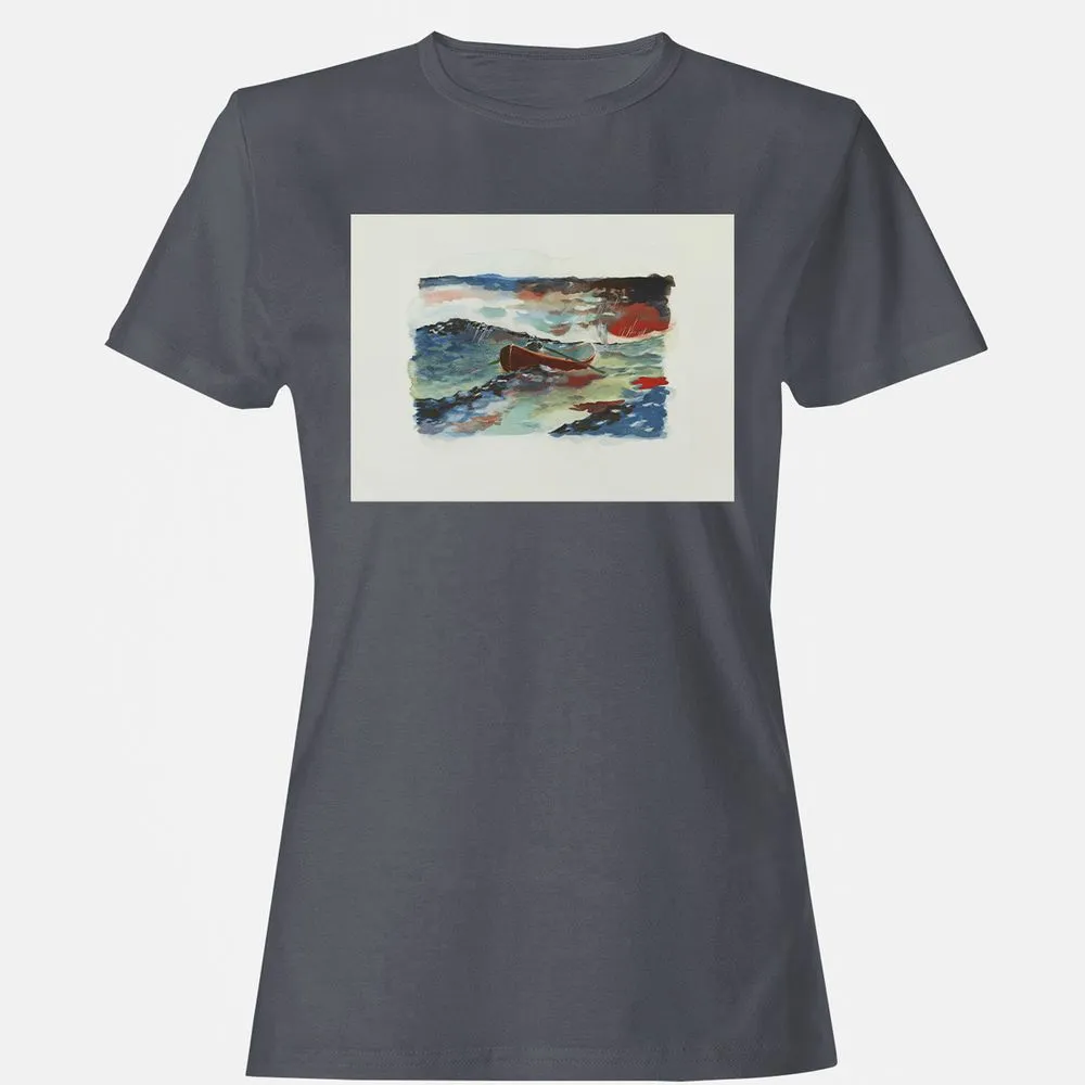 Women's T-Shirt - BFU8N9RC - Dark Heather - 5