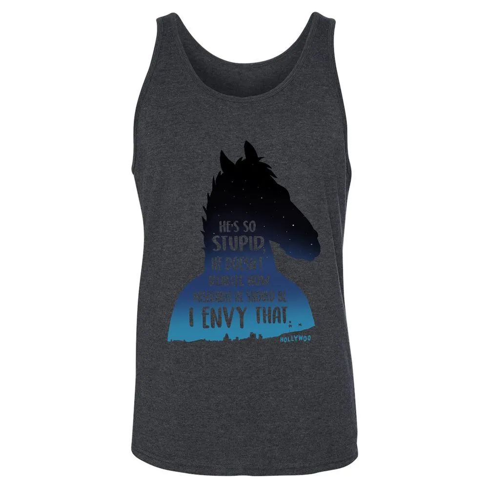 Unisex Jersey Tank - 1MSPRJLF - Dark Grey Heather - 6