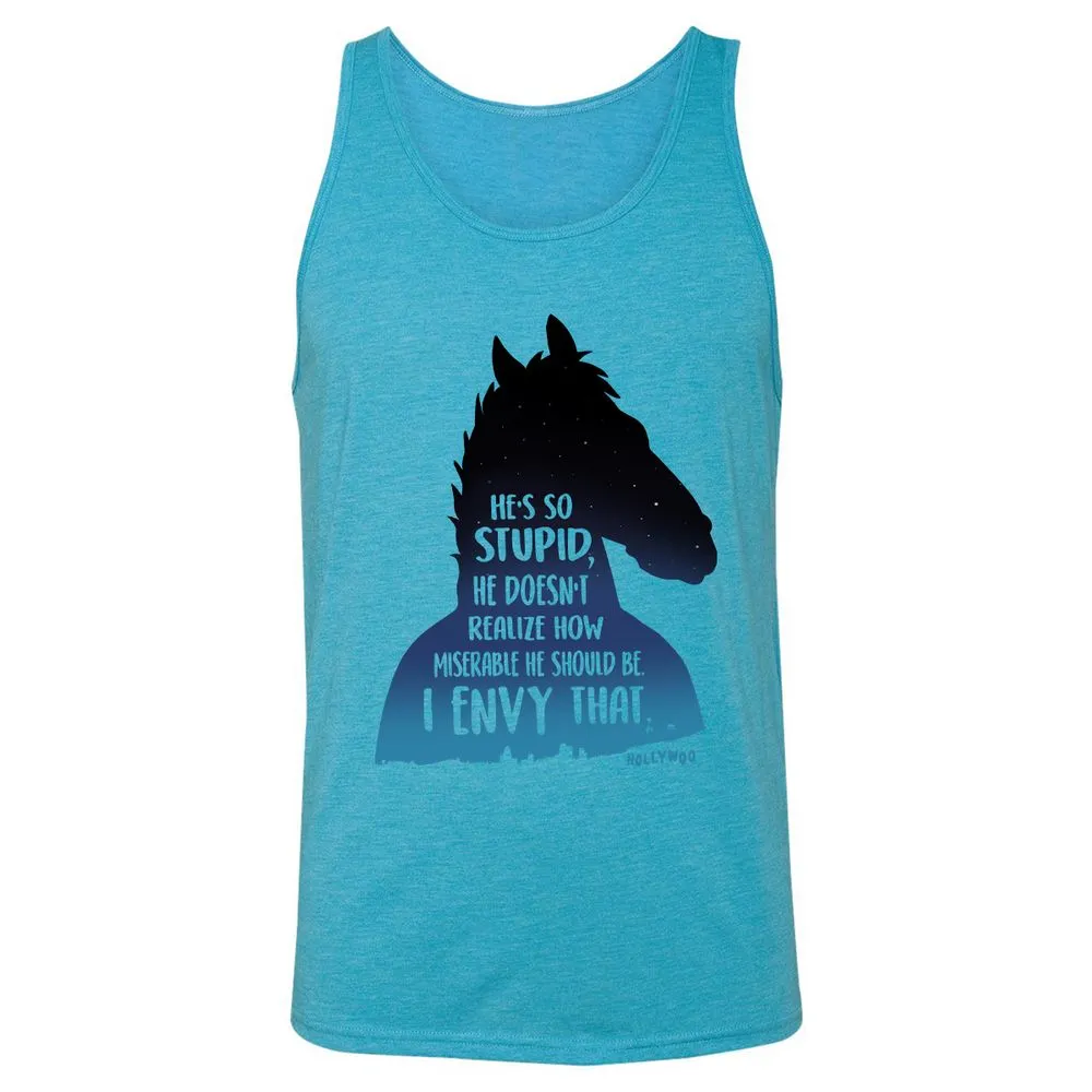 Unisex Jersey Tank - 1MSPRJLF - Aqua Triblend - 3