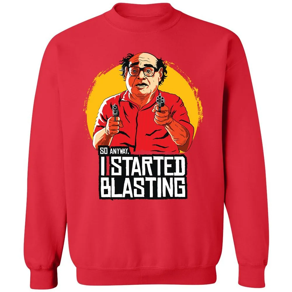 Classic Unisex Sweatshirt - 6BVCPT9D - Red - 5