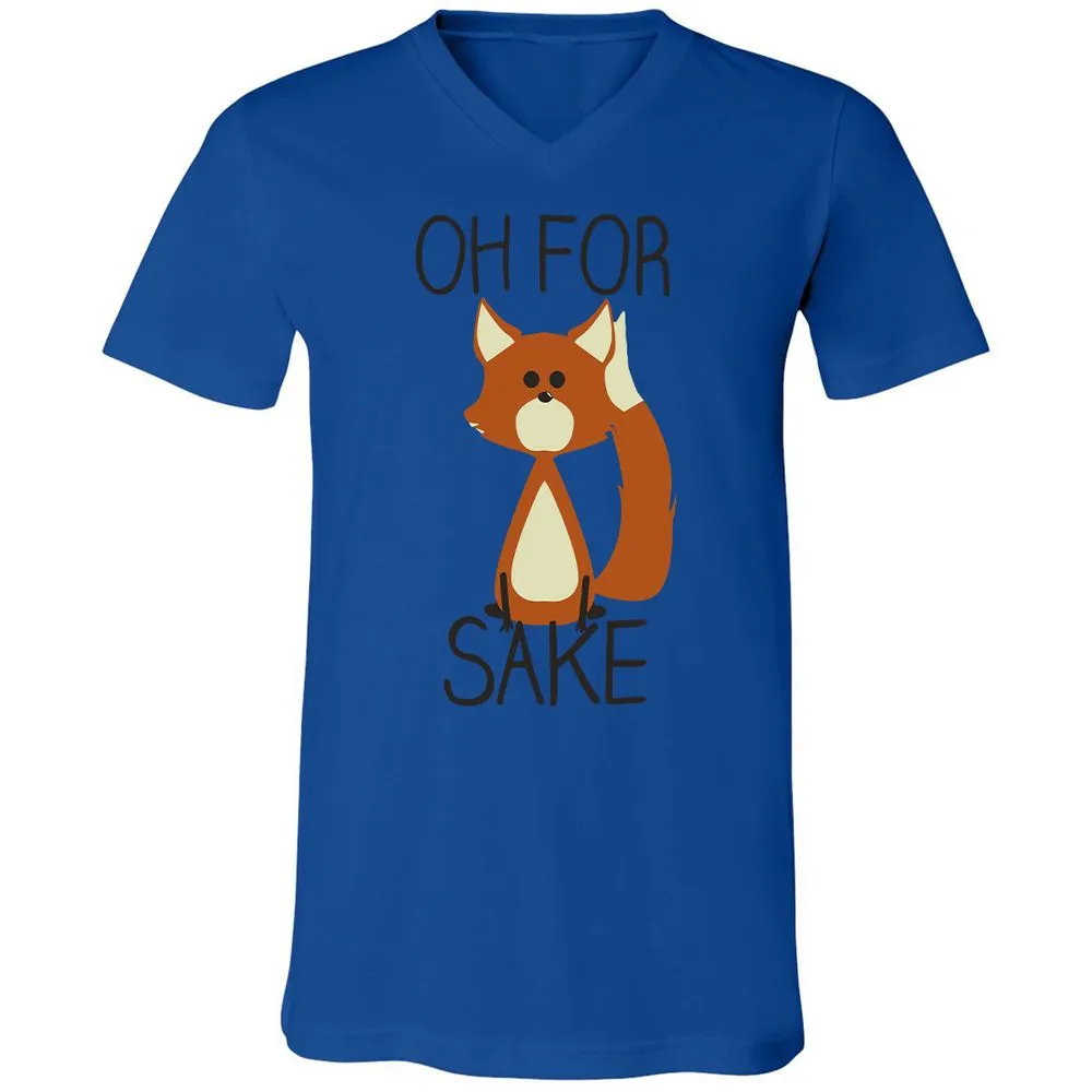 Unisex V-Neck T-Shirt - HP9JT6A8 - True Royal - 4