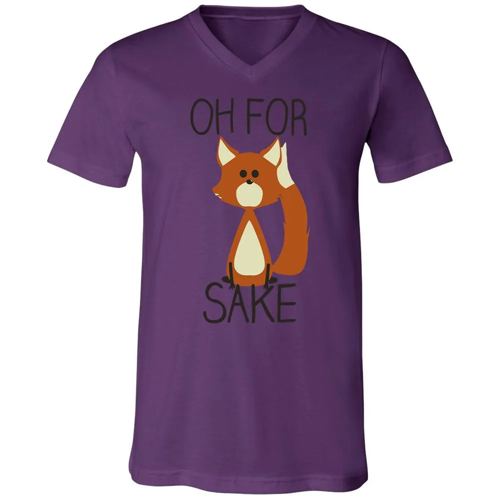 Unisex V-Neck T-Shirt - HP9JT6A8 - Team Purple - 2