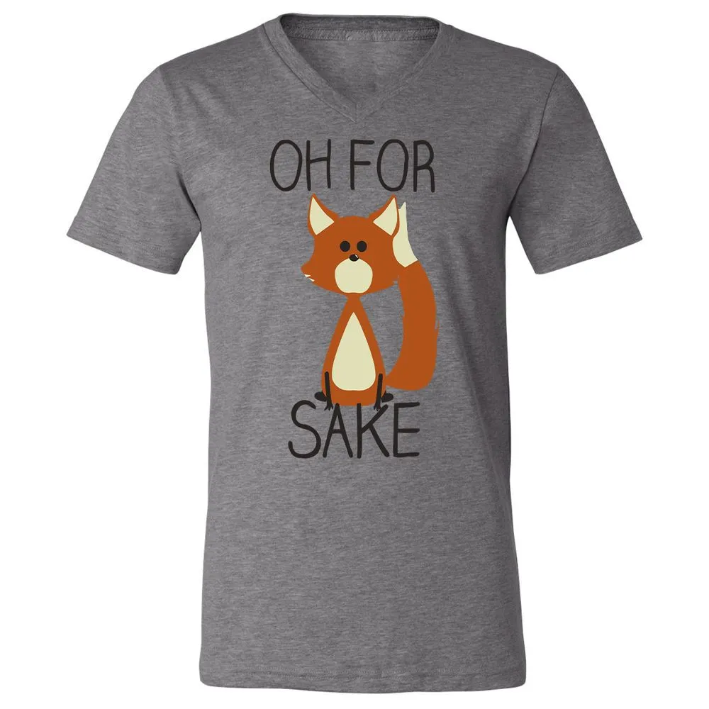 Unisex V-Neck T-Shirt - HP9JT6A8 - Deep Heather - 13