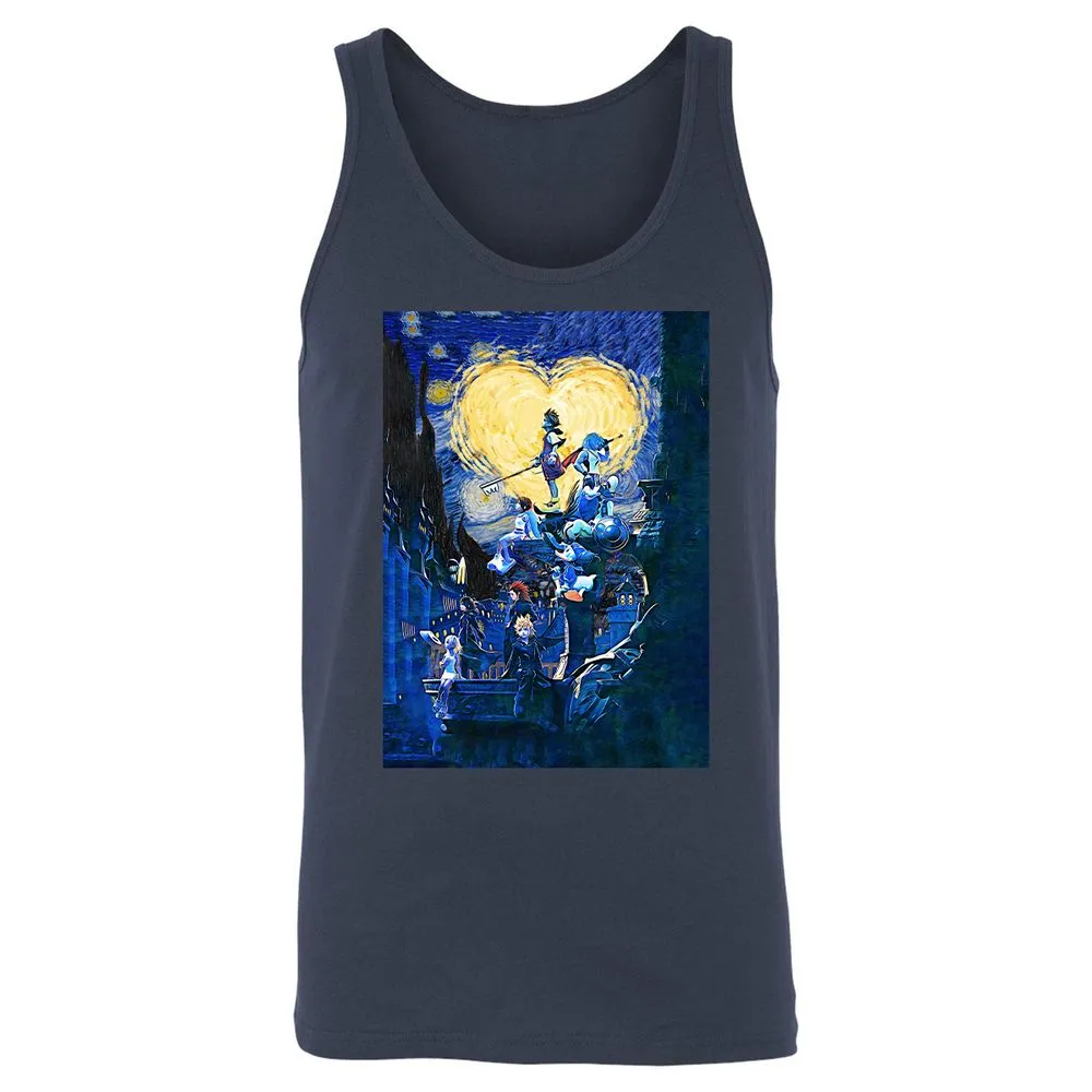 Unisex Jersey Tank - QUA88TEH - Navy - 8