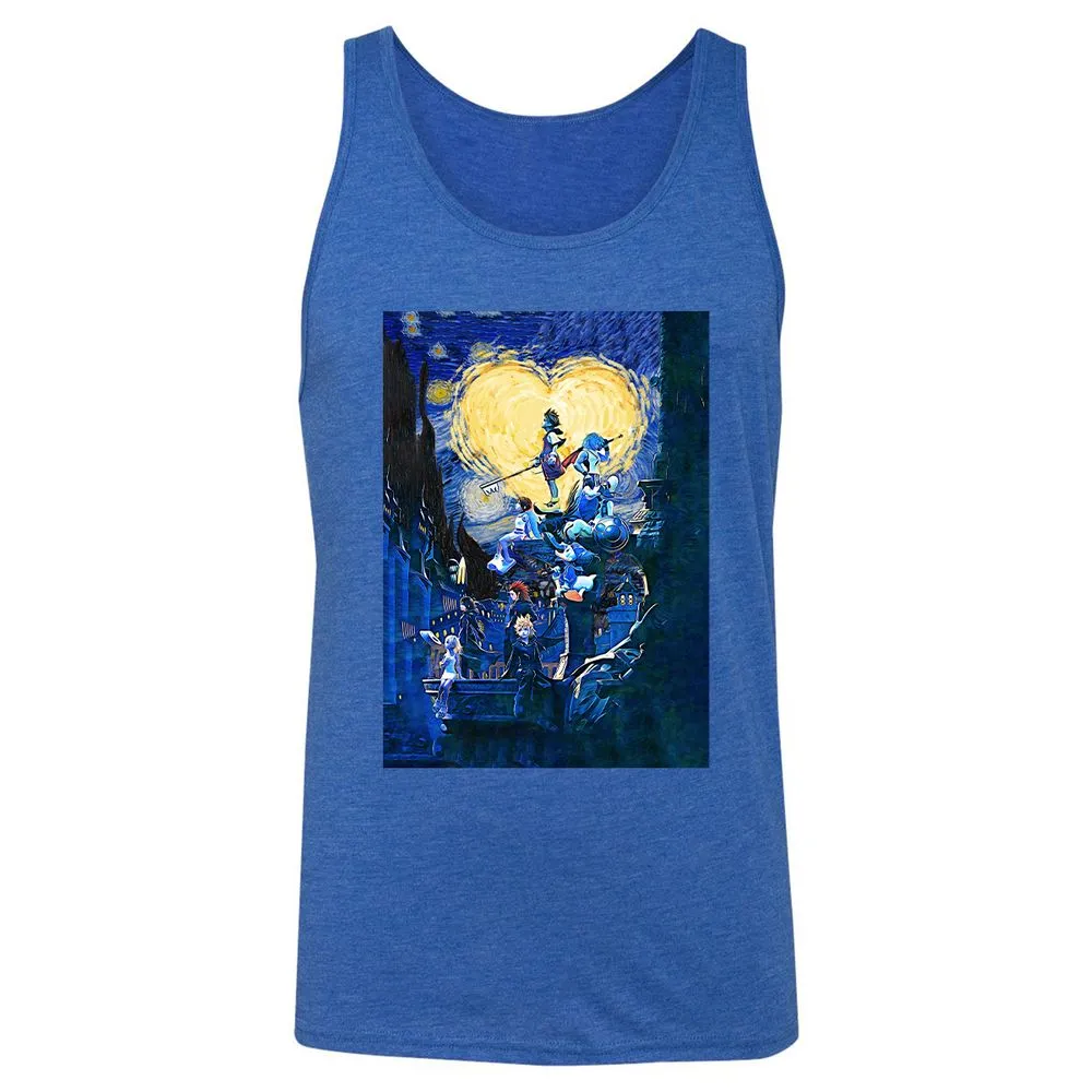 Unisex Jersey Tank - QUA88TEH - True Royal Triblend - 12