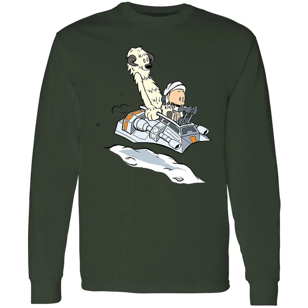 Long Sleeve T-Shirt - X61GVRK8 - Forest Green - 8