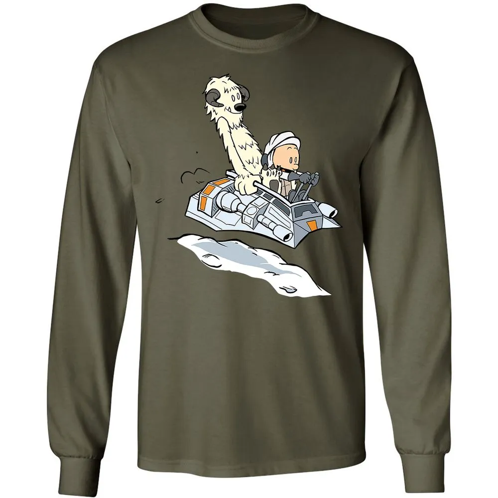 Long Sleeve T-Shirt - X61GVRK8 - Military Green - 7