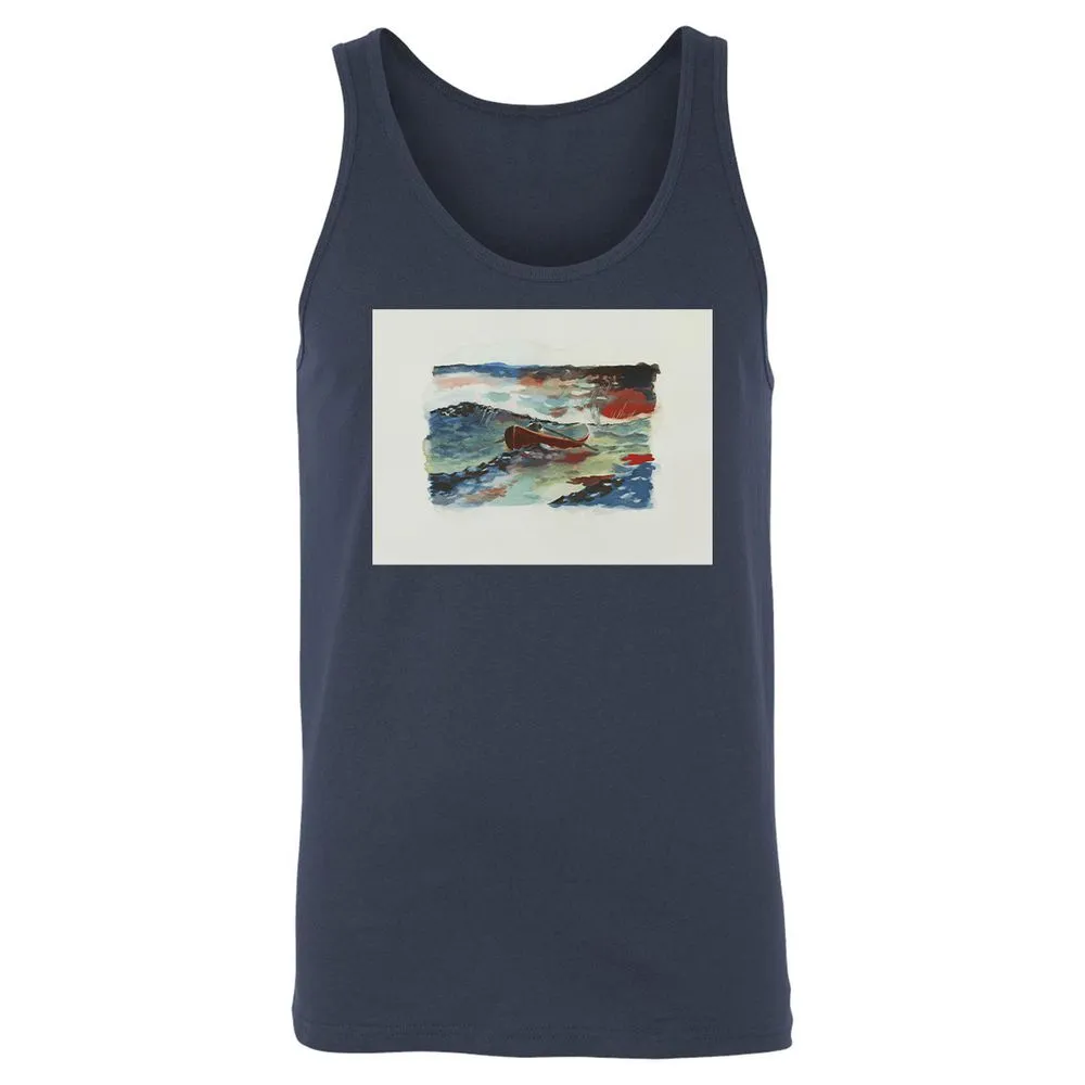 Unisex Jersey Tank - RV9UAHXJ - Navy - 8