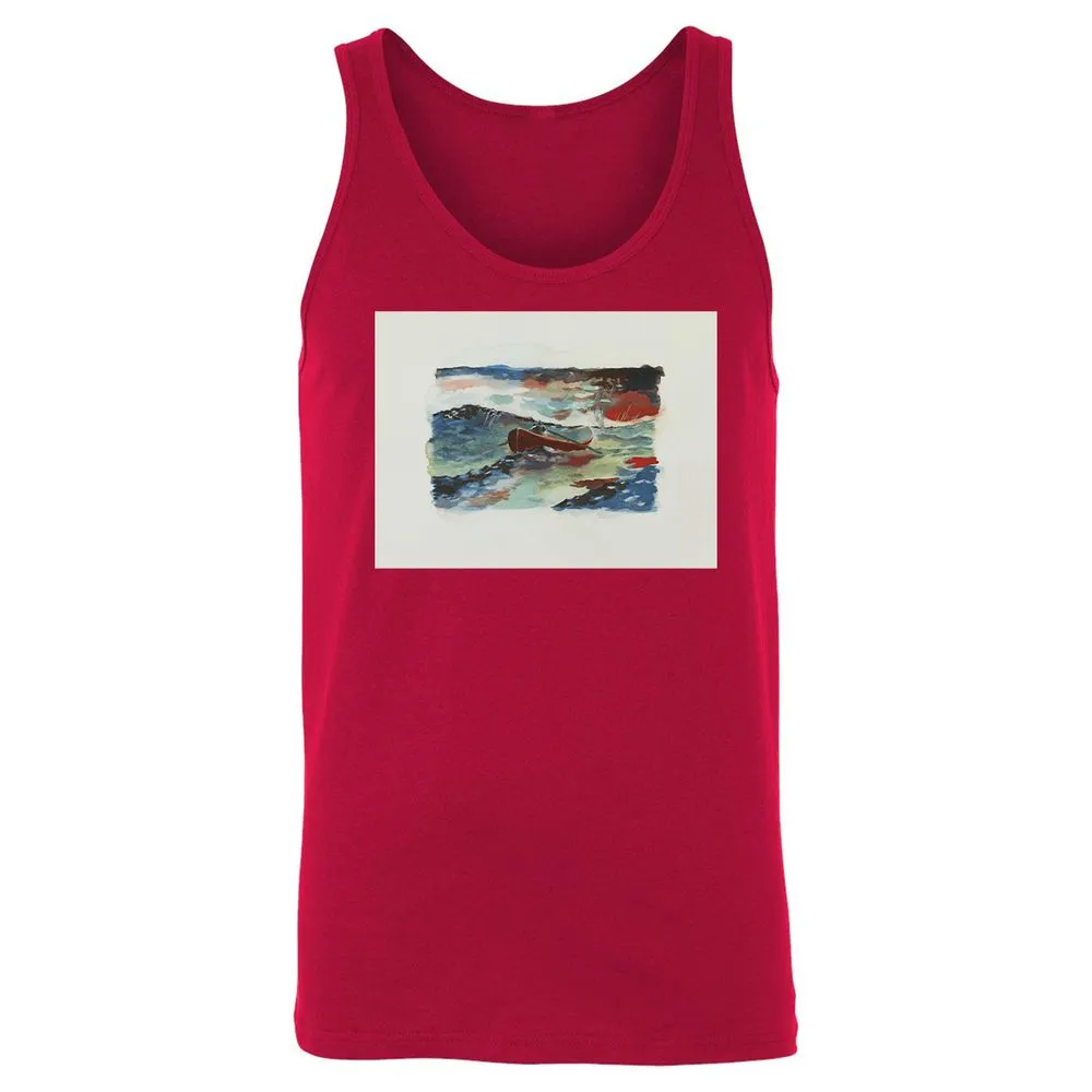 Unisex Jersey Tank - RV9UAHXJ - Red - 11