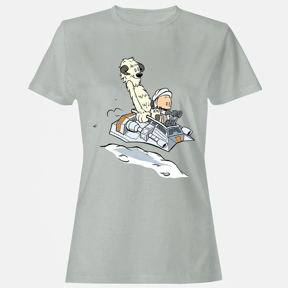 Women's T-Shirt - XGZ7QVV4 - Ash - 2