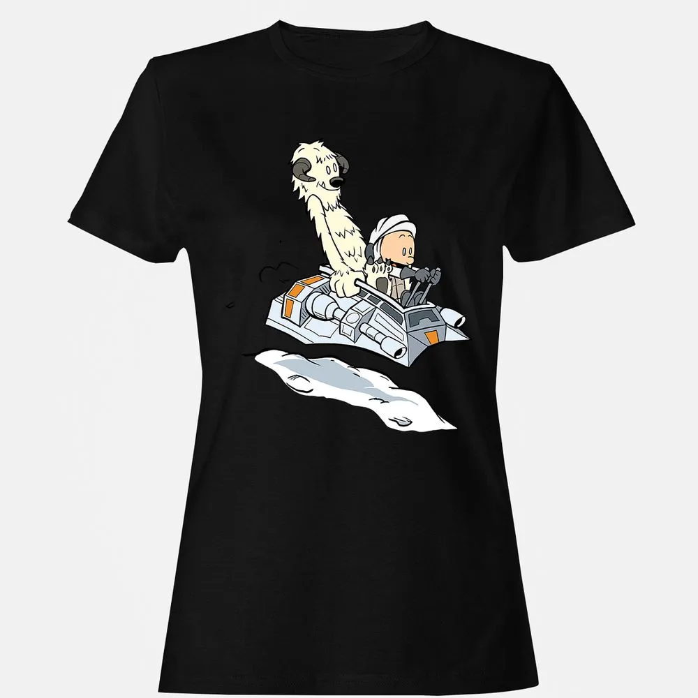 Women's T-Shirt - XGZ7QVV4 - Black - 16