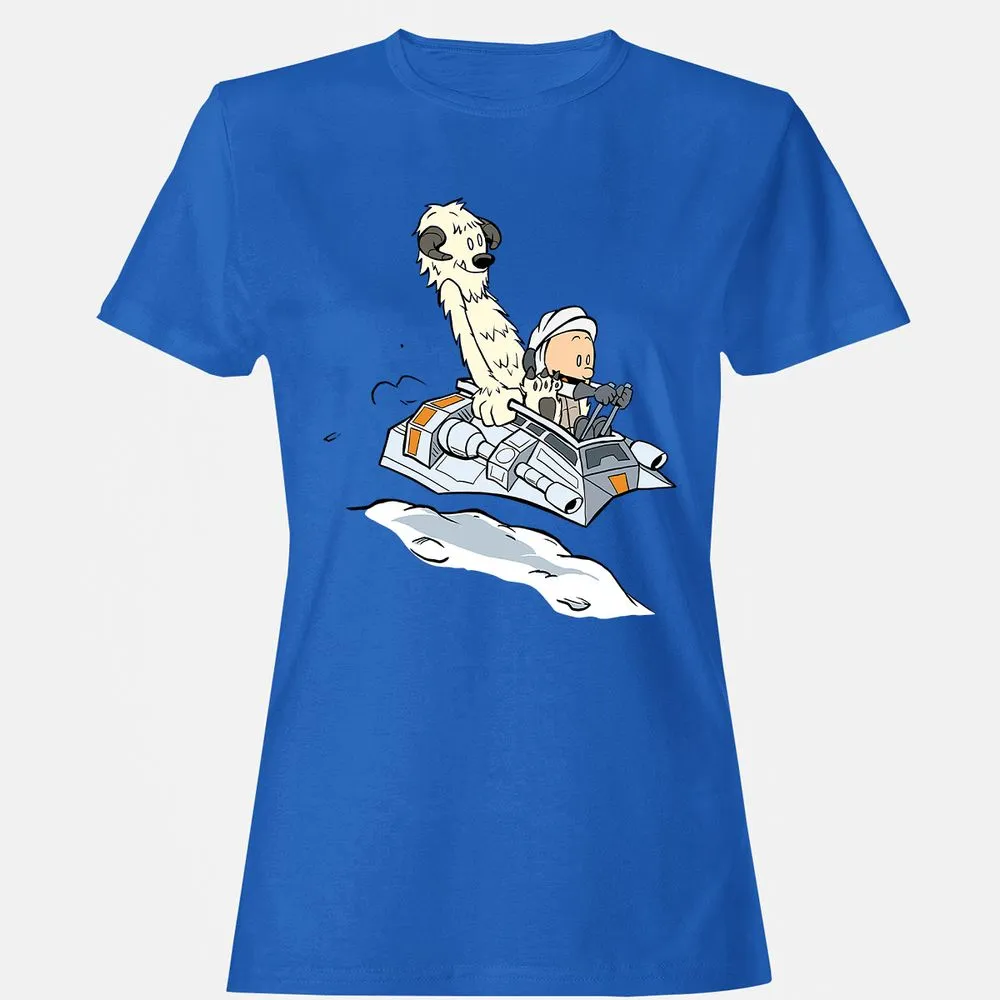 Women's T-Shirt - XGZ7QVV4 - Royal - 14