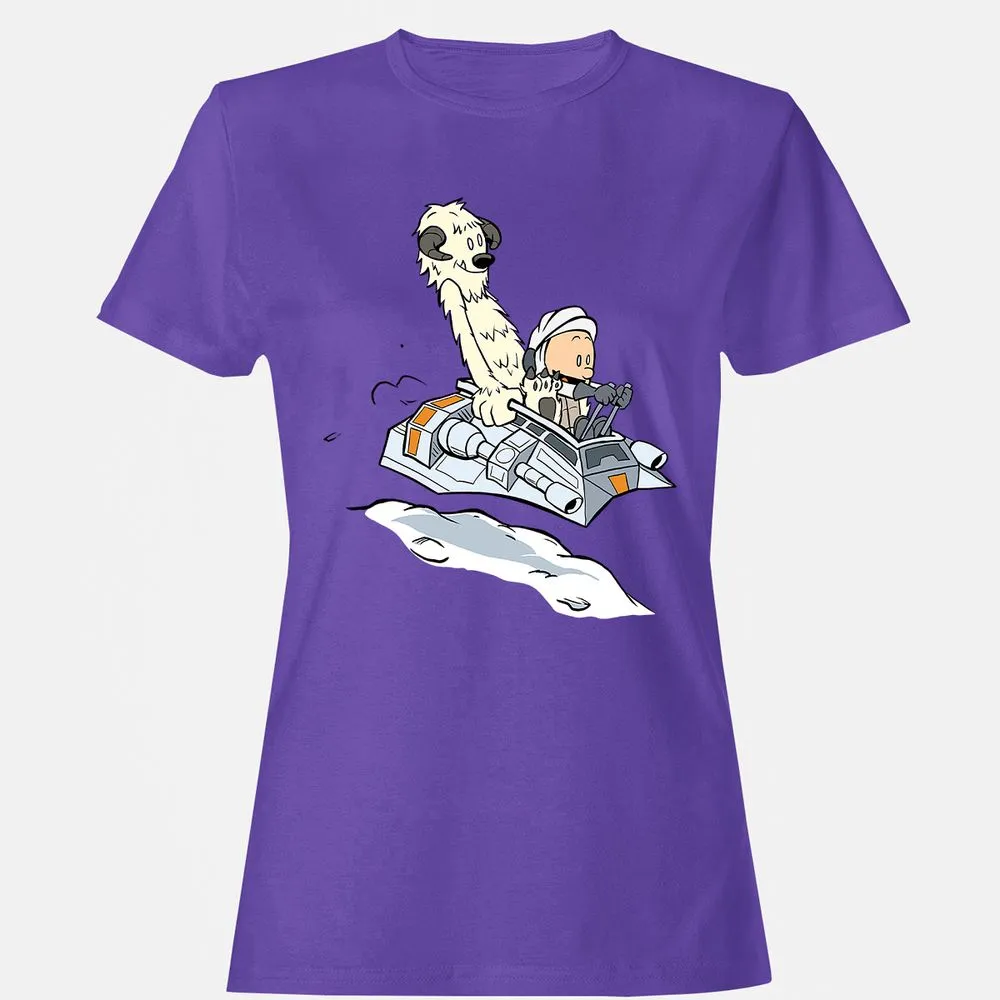 Women's T-Shirt - XGZ7QVV4 - Purple - 12