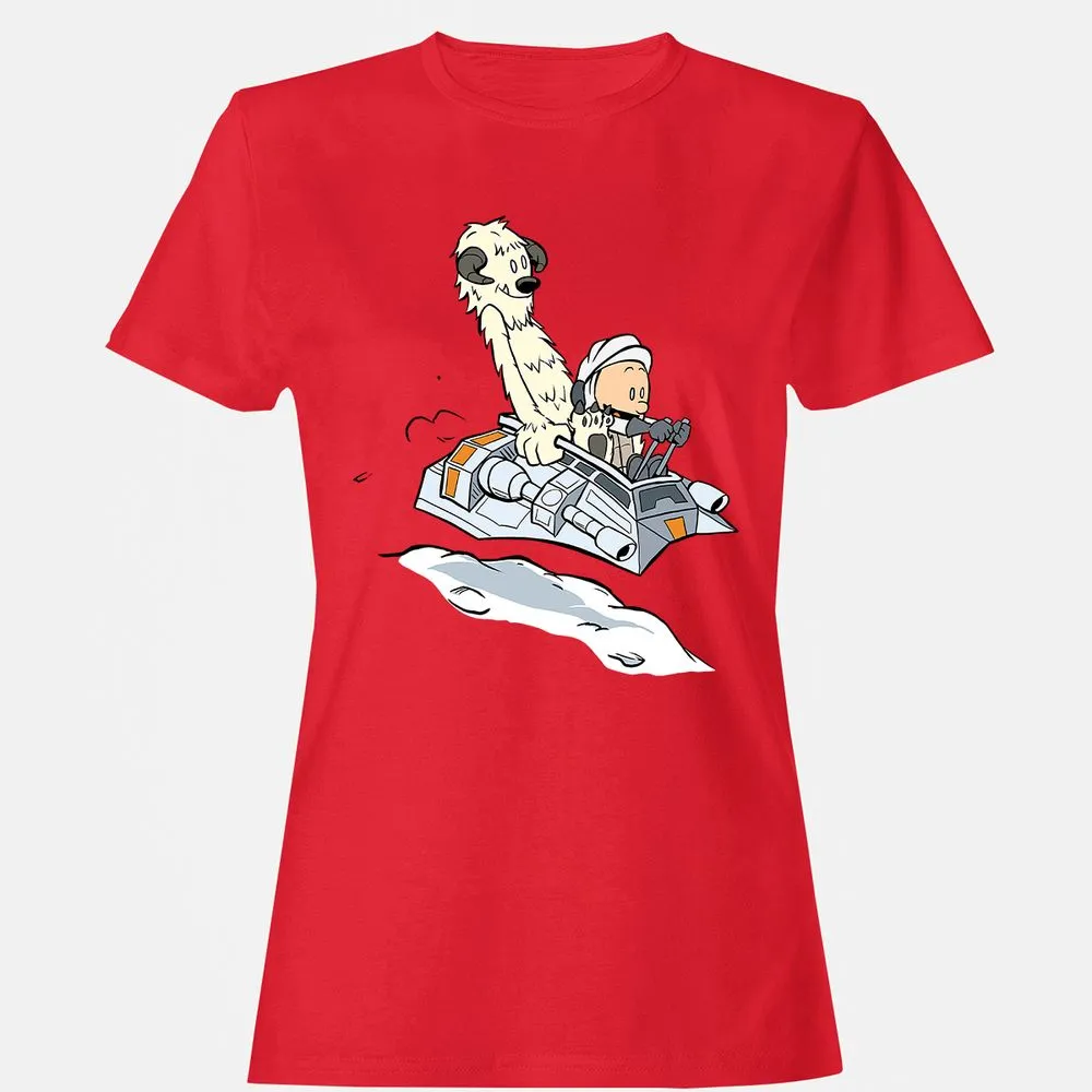 Women's T-Shirt - XGZ7QVV4 - Red - 13