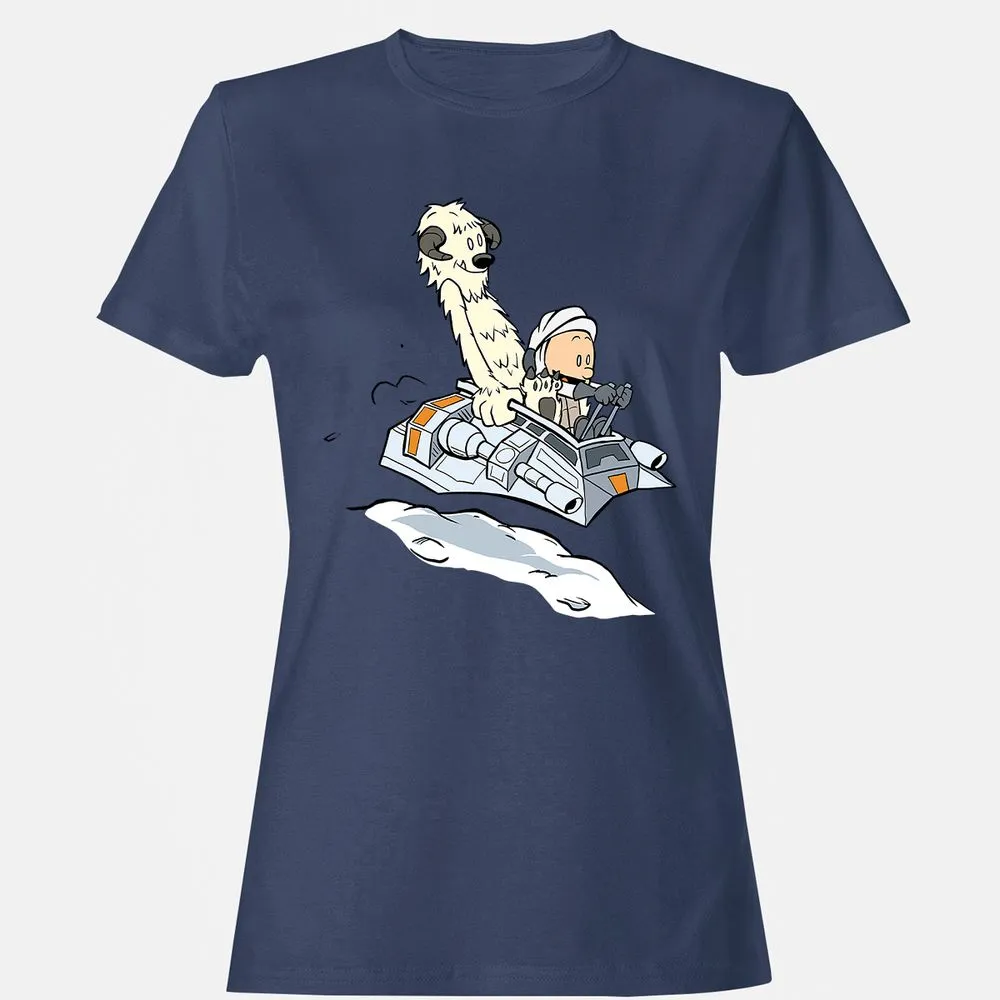 Women's T-Shirt - XGZ7QVV4 - Navy - 10