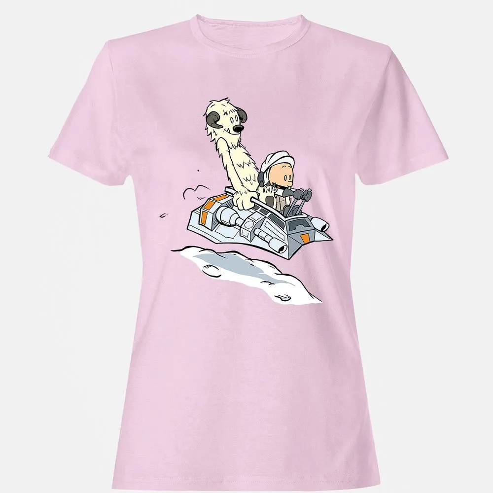 Women's T-Shirt - XGZ7QVV4 - Light Pink - 9