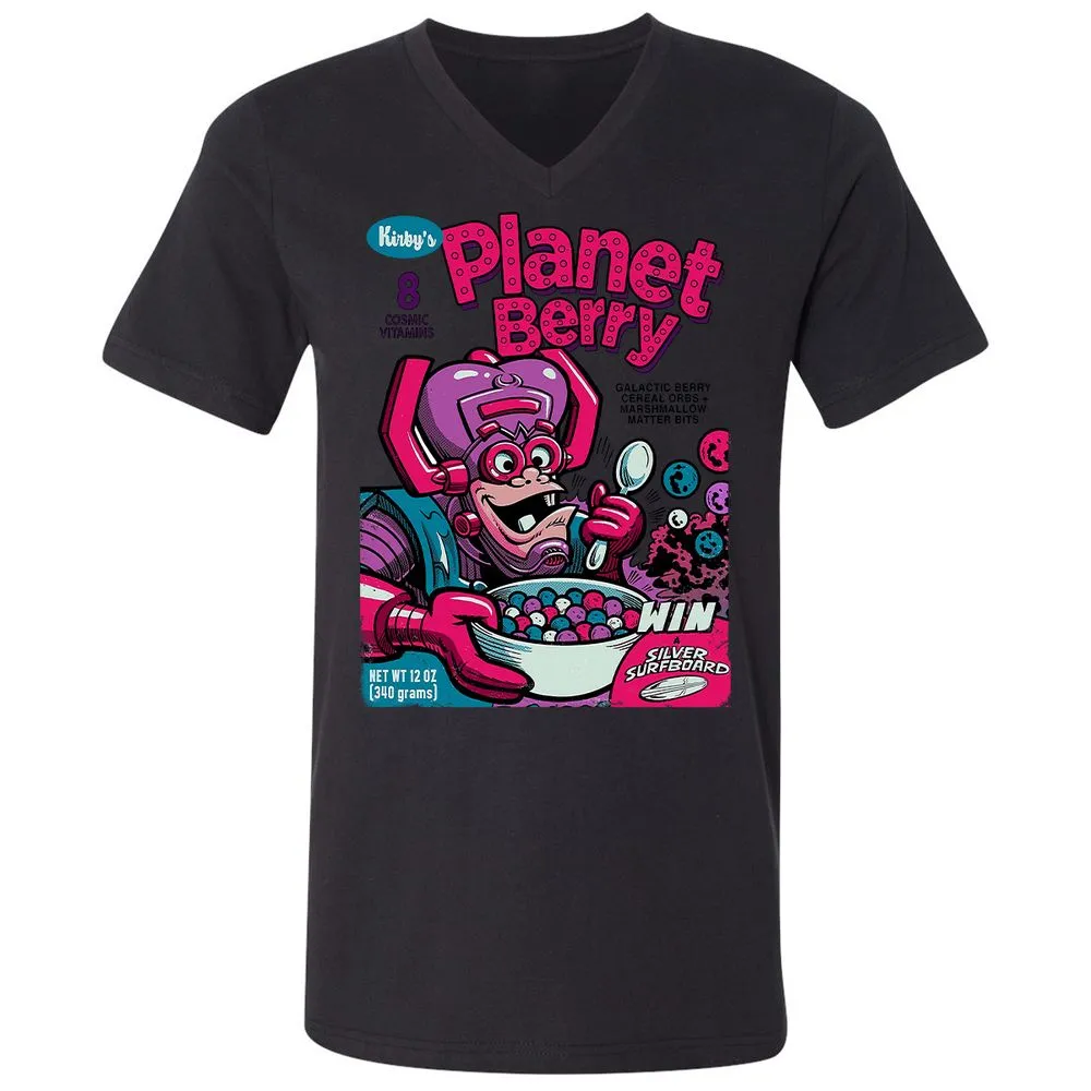 Unisex V-Neck T-Shirt - 1F1B5AT8 - Black - 16