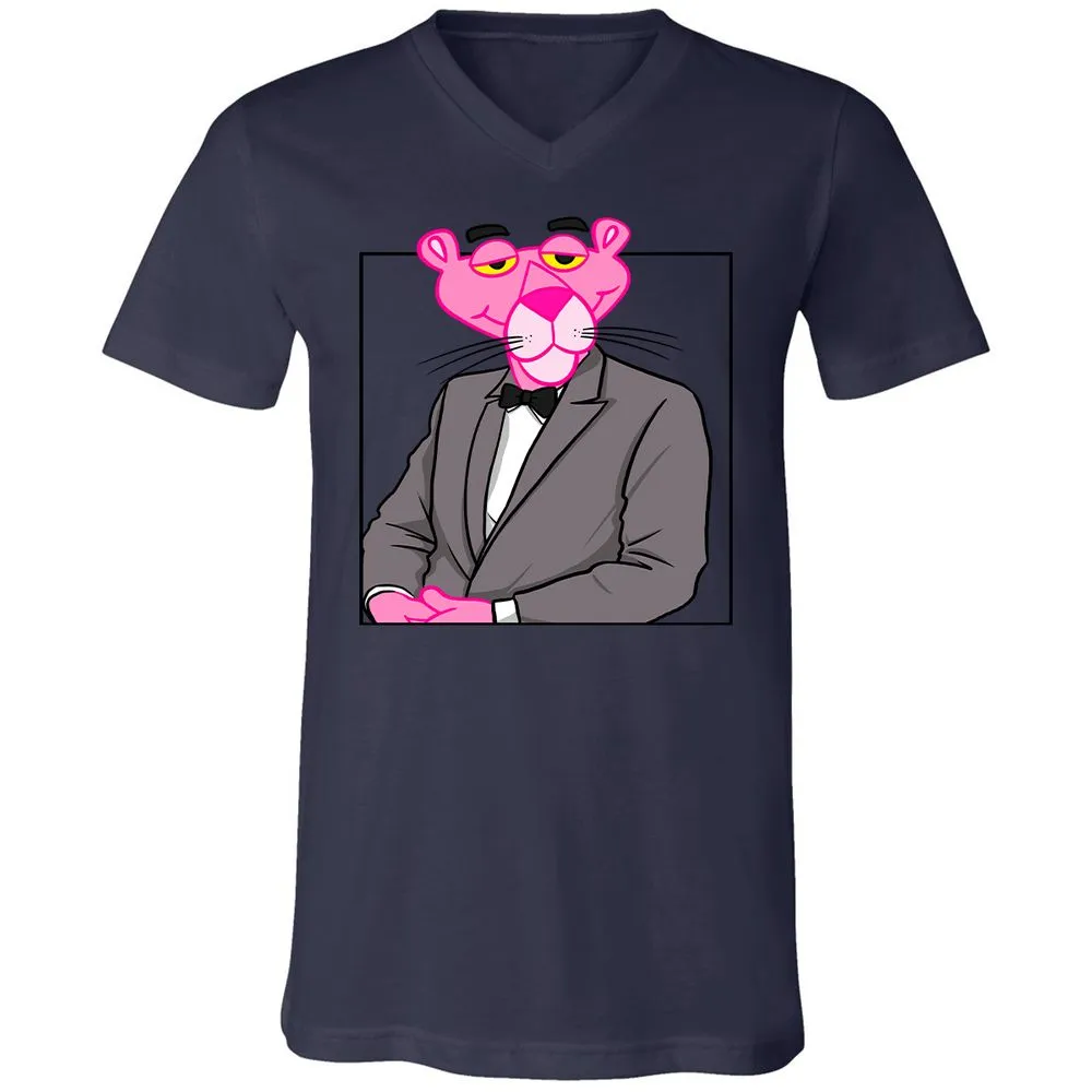 Unisex V-Neck T-Shirt - X4J3432J - Navy - 9