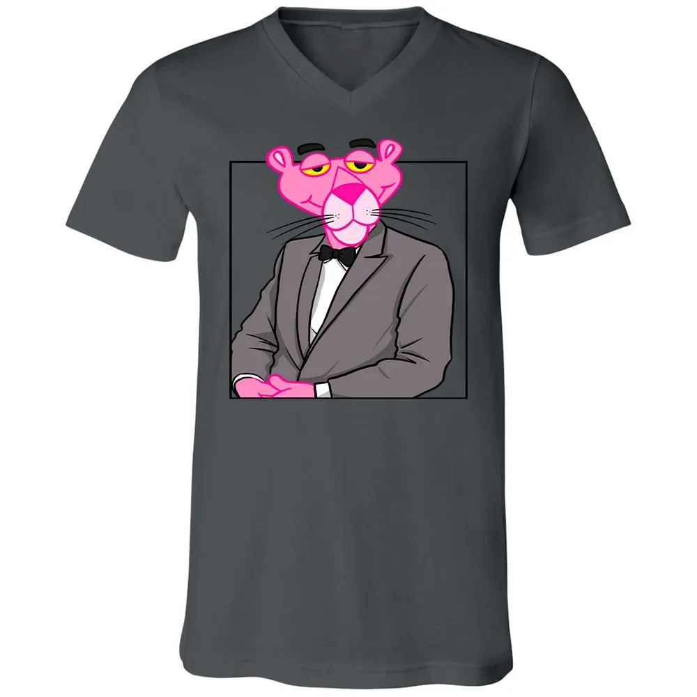 Unisex V-Neck T-Shirt - X4J3432J - Asphalt - 12