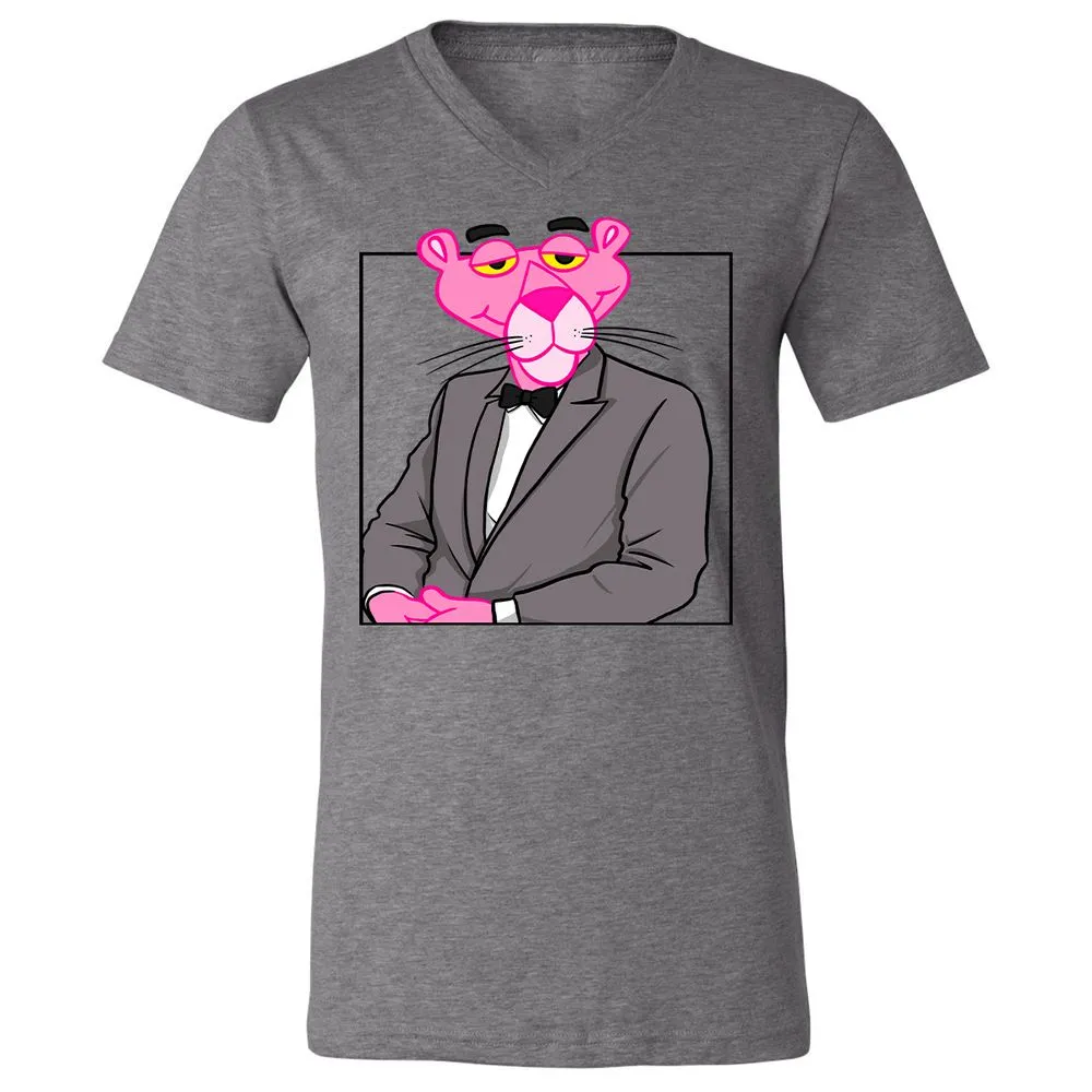 Unisex V-Neck T-Shirt - X4J3432J - Deep Heather - 13