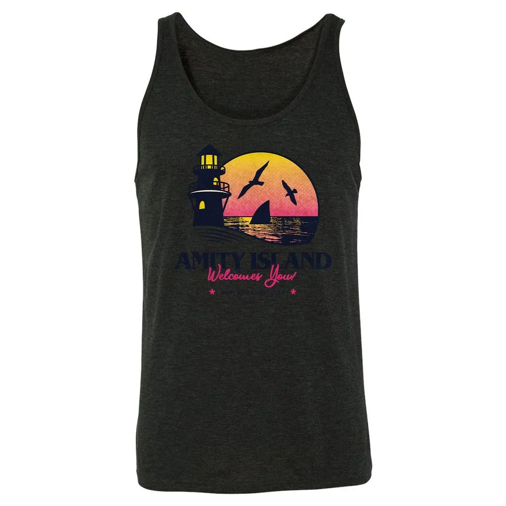 Unisex Jersey Tank - KNF8EM6N - Charcoal Black Triblend - 5