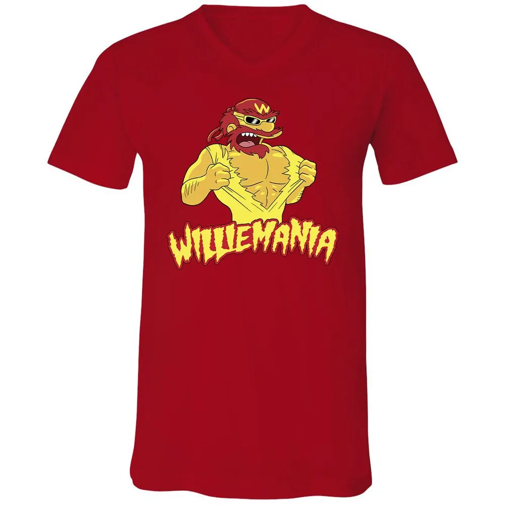 Unisex V-Neck T-Shirt - LH3NPBBJ - Red - 3