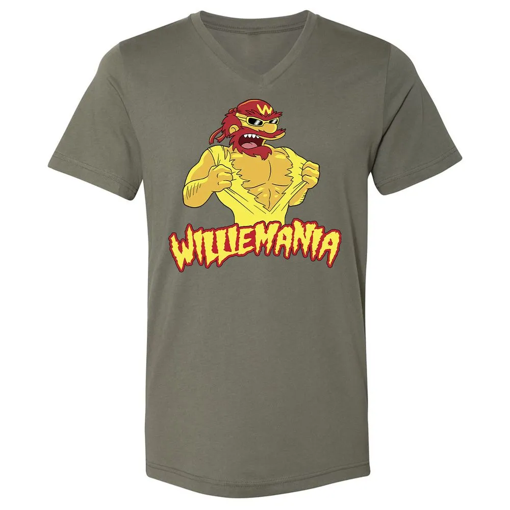 Unisex V-Neck T-Shirt - LH3NPBBJ - Military Green - 10