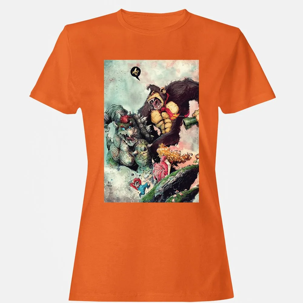 Women's T-Shirt - EUFUBV2Z - Orange - 11