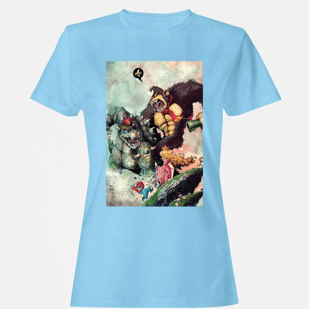 Women's T-Shirt - EUFUBV2Z - Light Blue - 8