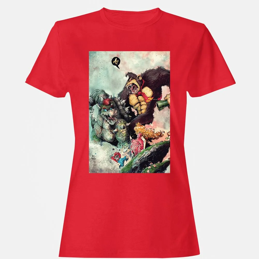 Women's T-Shirt - EUFUBV2Z - Red - 13