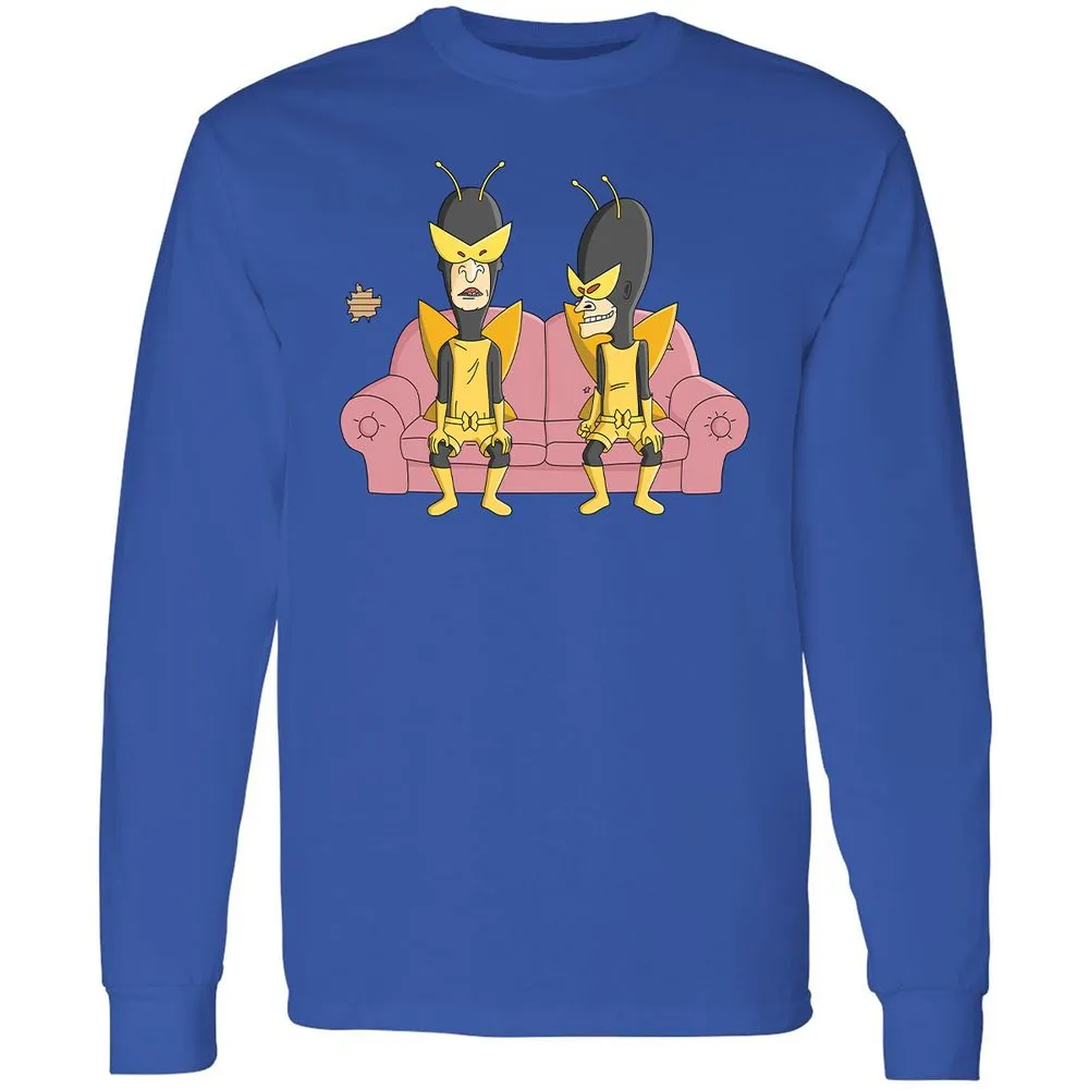 Long Sleeve T-Shirt - 7WZNLW47 - Royal - 4