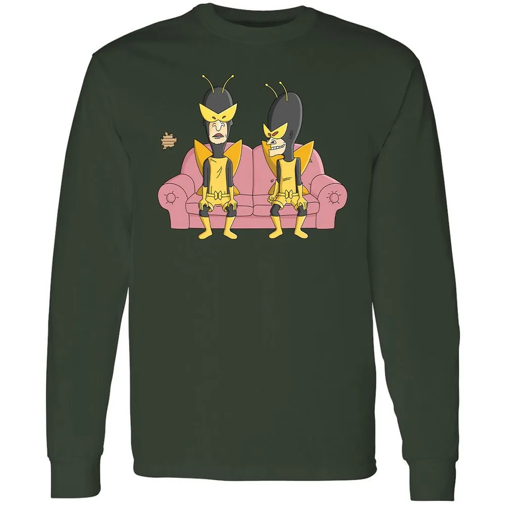 Long Sleeve T-Shirt - 7WZNLW47 - Forest Green - 8