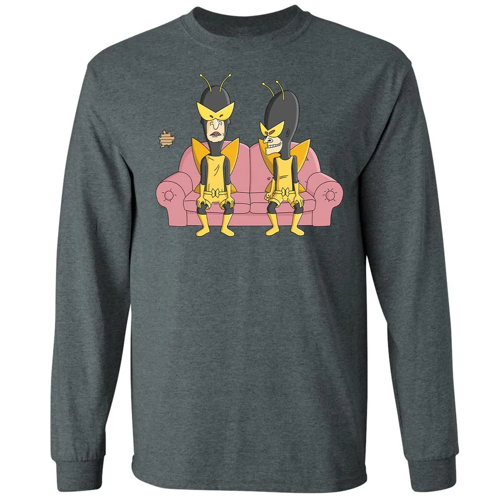 Long Sleeve T-Shirt - 7WZNLW47 - Dark Heather - 15