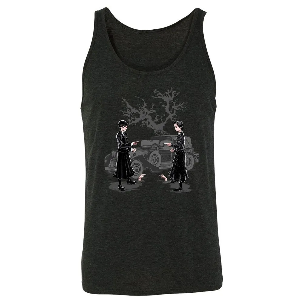 Unisex Jersey Tank - 6XHHBPPJ - Charcoal Black Triblend - 5