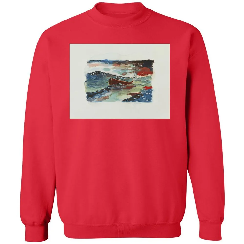 Classic Unisex Sweatshirt - 1K9XMFKY - Red - 5
