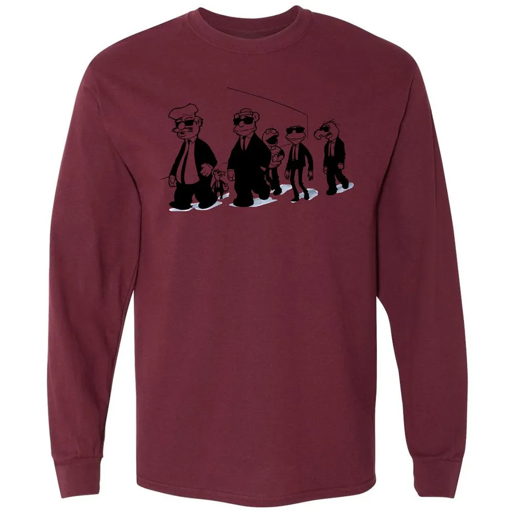 Long Sleeve T-Shirt - BM6UHEHP - Maroon - 11